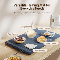 Electric food warming mat for buffet and party serving