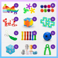 Bulk sensory toys set for kids classroom prizes and goodie bags