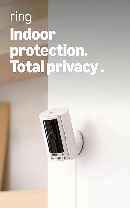 Smart security camera connected to mobile app for live monitoring
