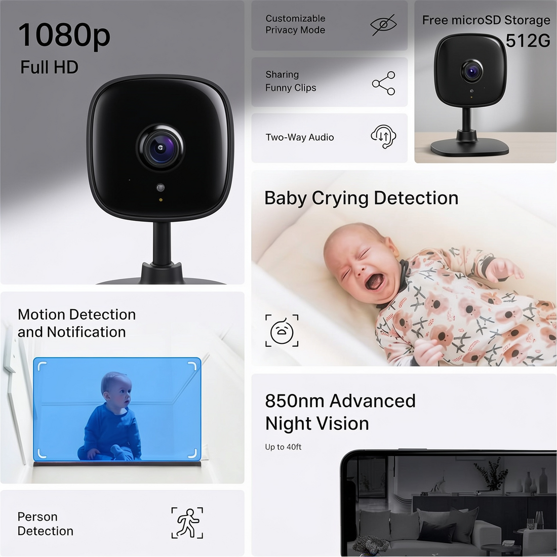 Indoor Camera Night Vision Mode