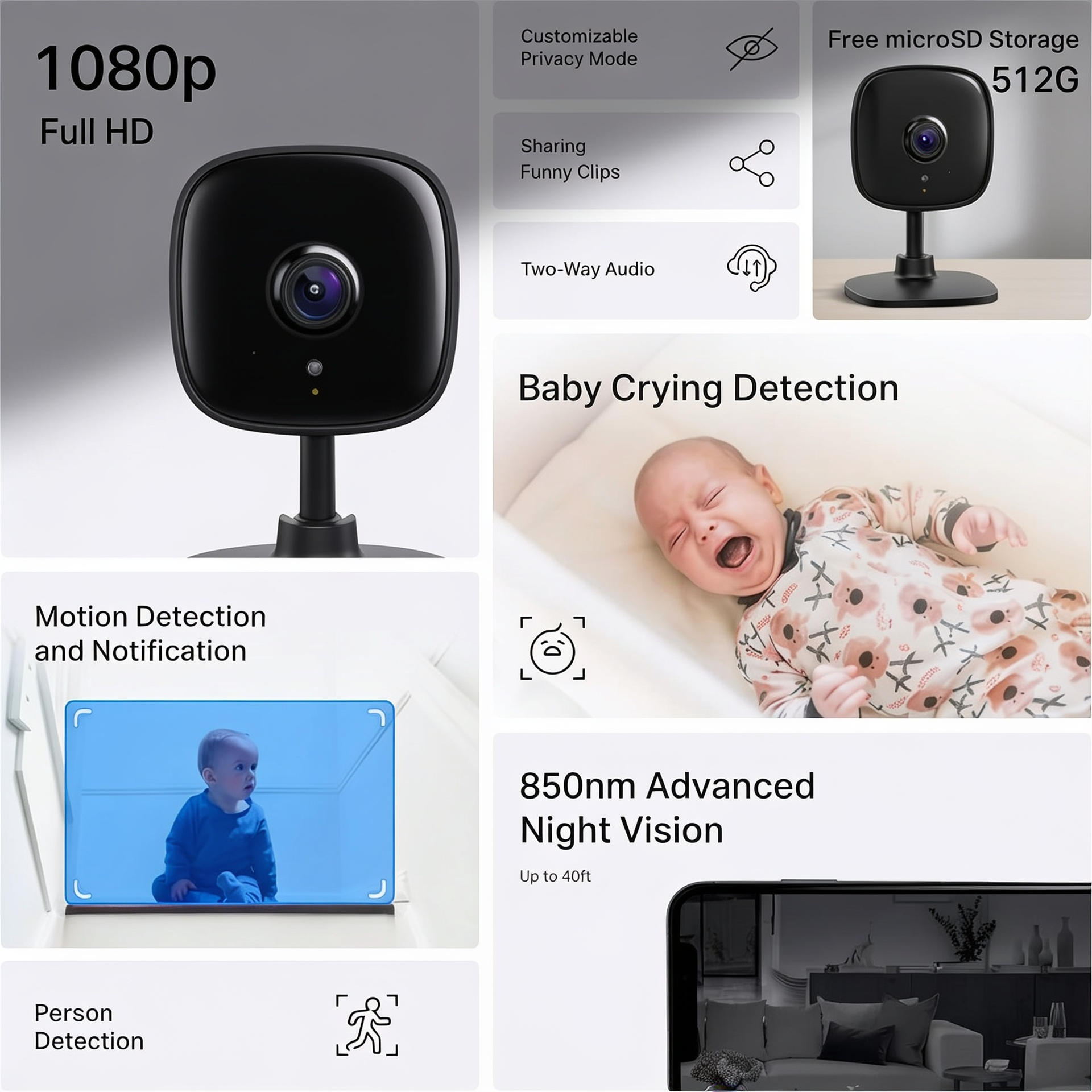 Indoor Camera Night Vision Mode