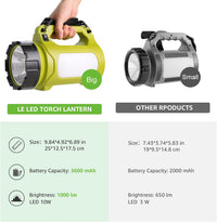 Portable outdoor lantern for hiking and camping