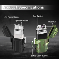 Outdoor Camping Lighter Set for Hiking and Survival Gear