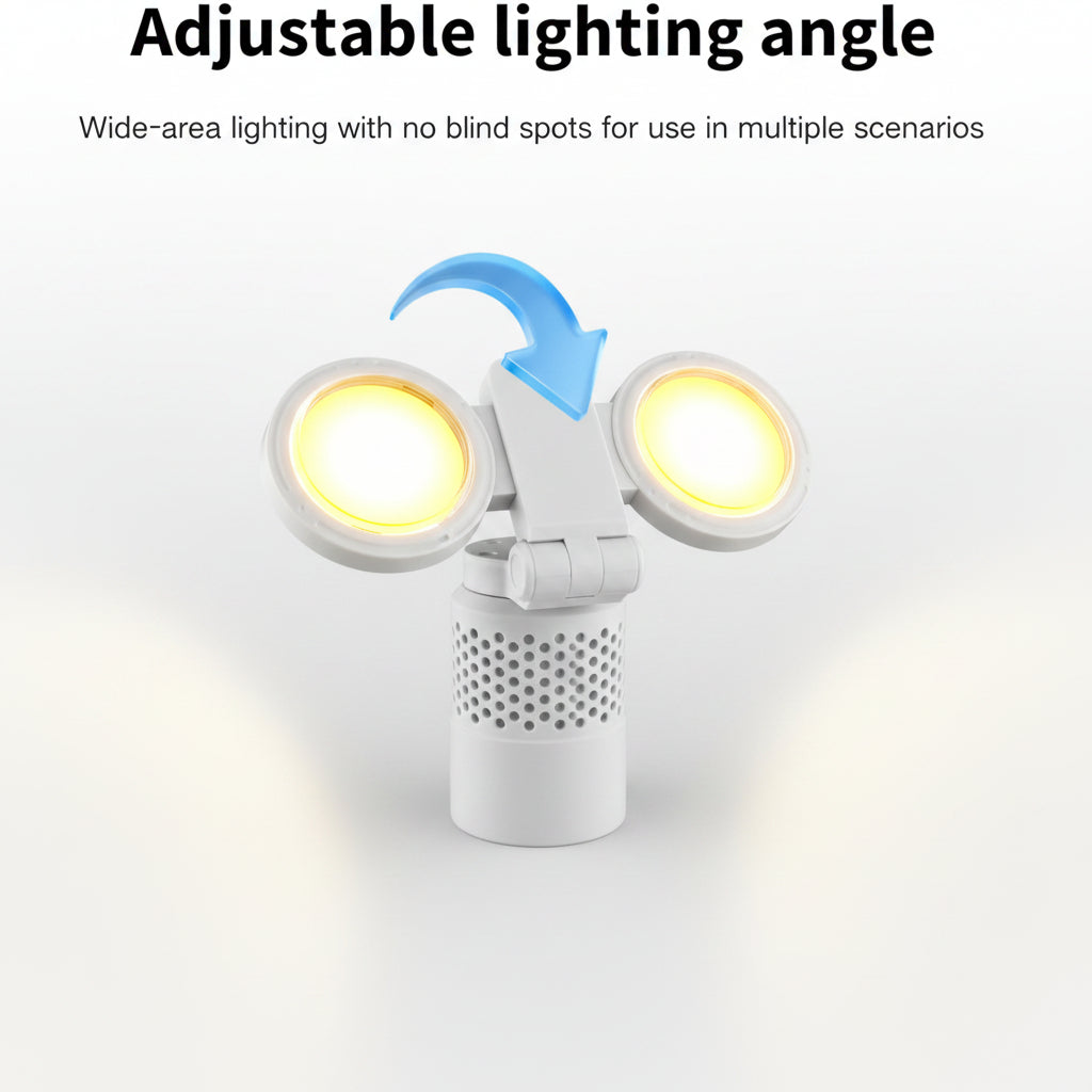 Camping light with solar powered design