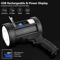Super Bright Spotlight Used for Camping and Outdoor Activities at Night