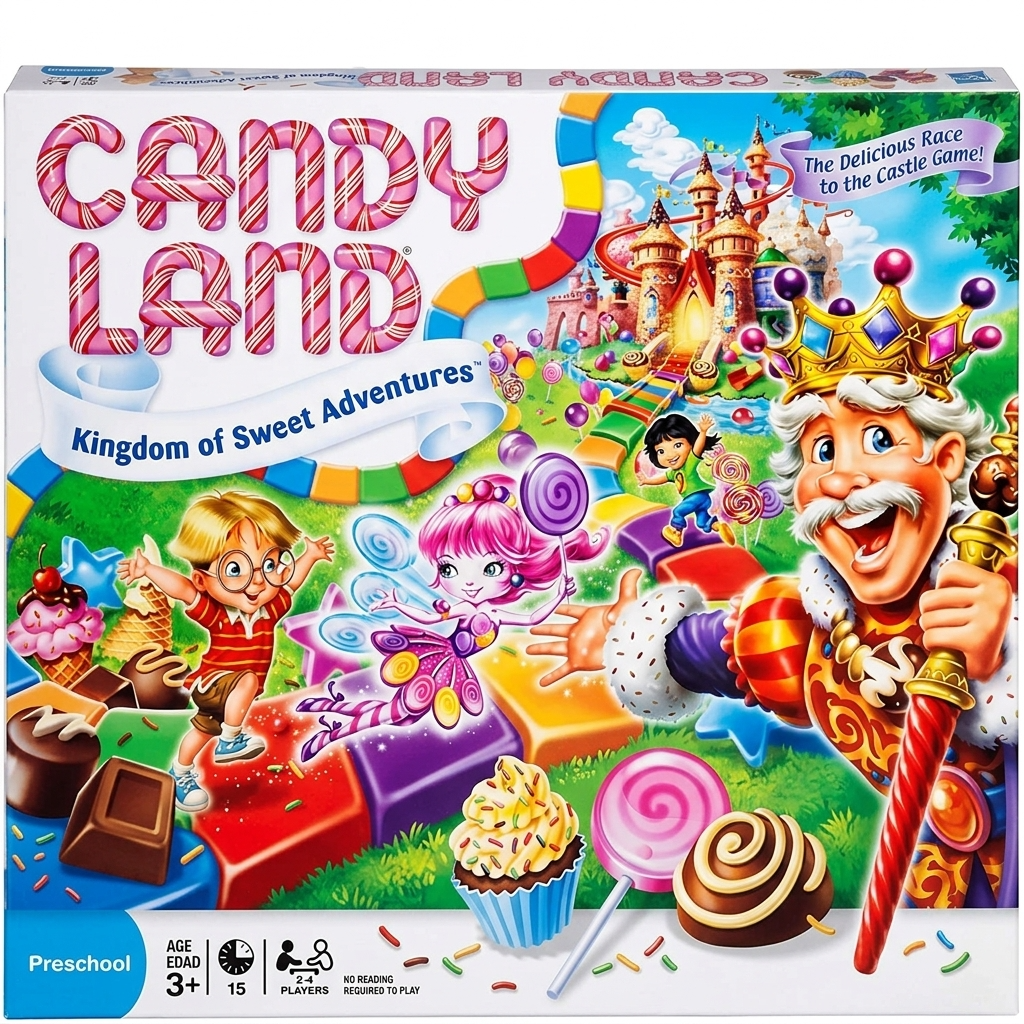 Candy Land Kingdom of Sweet Adventures board game for kids