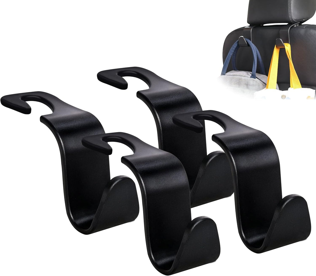 car headrest hooks 4 pack storage organizer for bags groceries