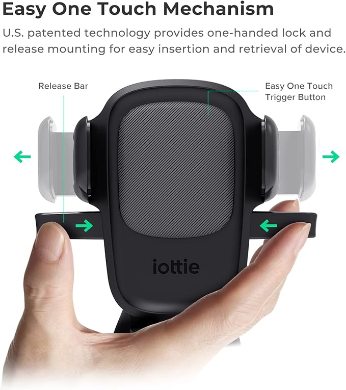 Car phone holder dashboard windshield mount with suction cup