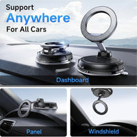 Car Phone Holder with 78+LBS Strong Suction Cup, Mounting on Dashboard