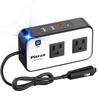 200W Car Power Inverter DC 12V to AC Converter Front View