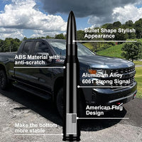 Package Contents: American Flag Car Truck Antenna with Tire Valve Caps for Cars and Trucks