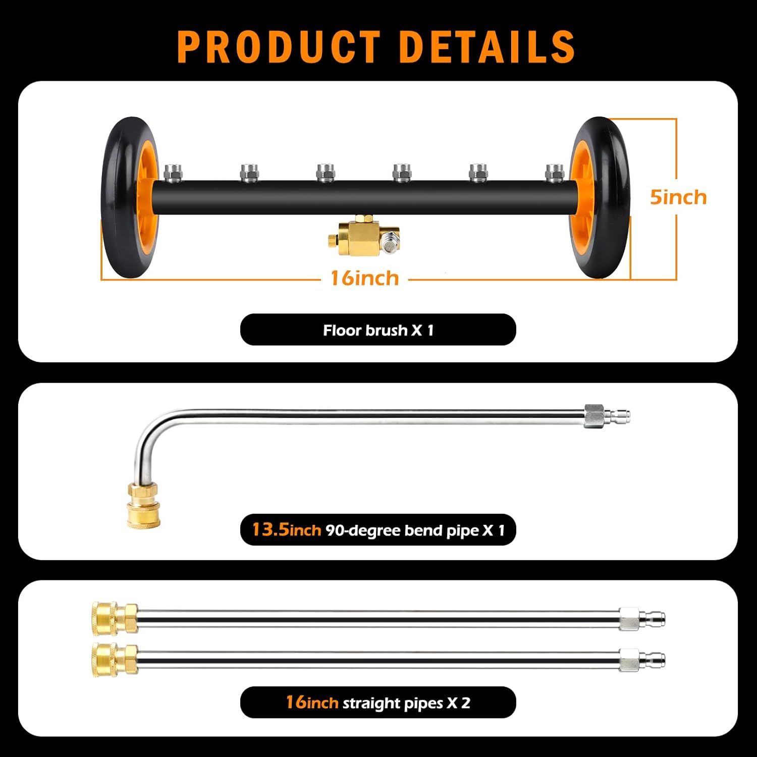 Car undercarriage cleaning tool for garage use