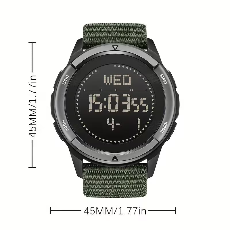 Side view highlighting slim carbon fiber strap and durable design
