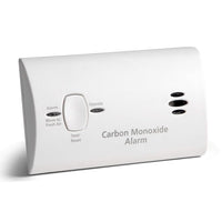 Carbon monoxide alarm battery operated home safety device