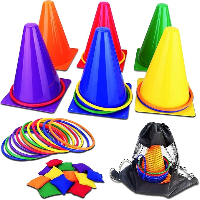 3 in 1 carnival games set for kids 31 pieces outdoor