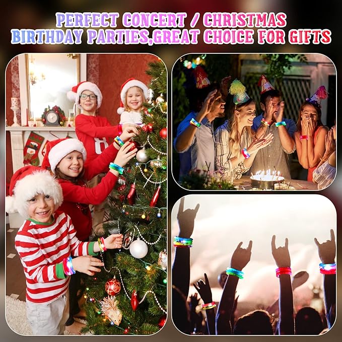 Carnival party supplies – glow sticks, LED toys, and flashing bracelets for kids and adults