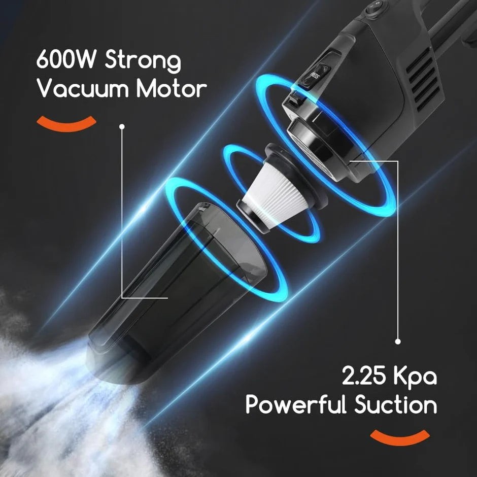 Corded vacuum cleaner for compatible carpet surfaces