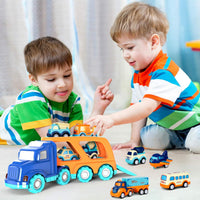 Carrier truck toy with light and sound for kids
