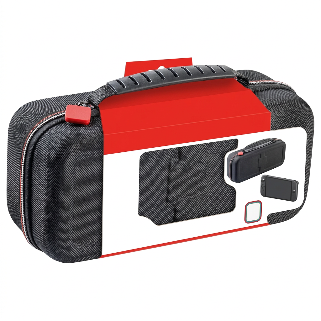 black hard shell carry case for travel storage bag