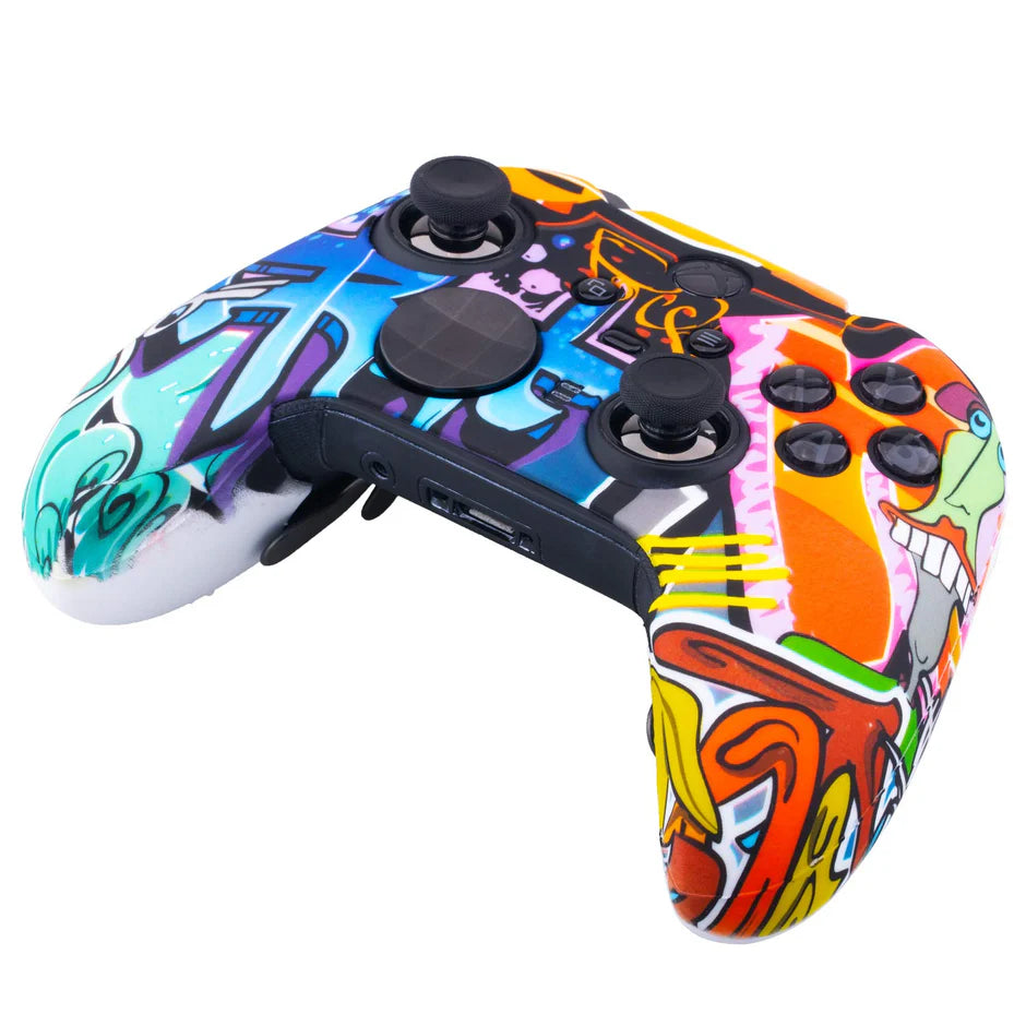 Cartoon paint silicone controller skin for compatible Elite Series 2 style controller