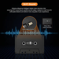 Bluetooth Wireless Cassette Receiver with USB charging cable