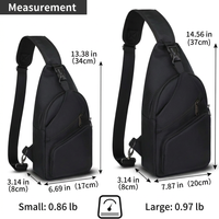 Casual shoulder backpack for travel and daily use