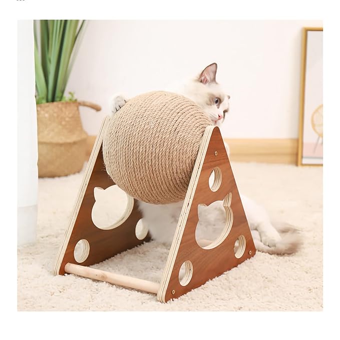Cat Claw Scratching Ball with Durable Sisal Material