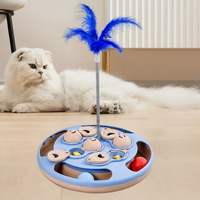 Cat Enrichment Feeder Toy with Interactive Activity Areas