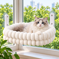 Cat Window Hammock with Suction Cup Mounting