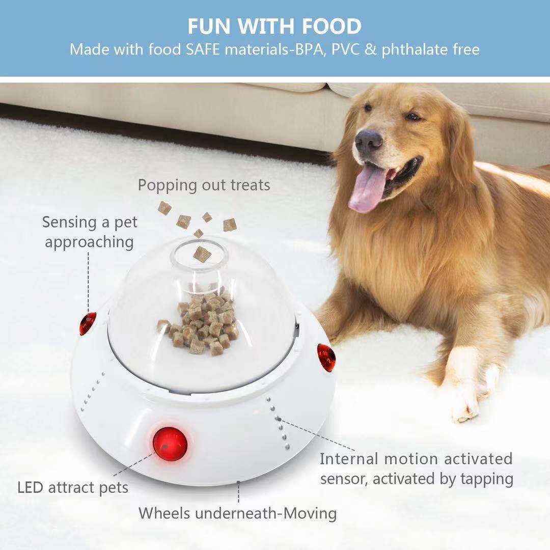 Cat Laser Puzzle Feeder with Interactive Treat Dispensing