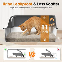 Cat litter box set with scoop included