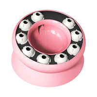 Cat Puzzle Feeder Bowl with Interactive Feeding Design