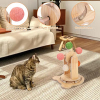 Cat Scratcher Ball Toy with Interactive Track