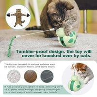 Cat Teaser Treat Toy with Interactive Play Design
