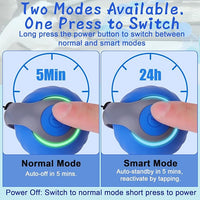 Side view of rechargeable interactive cat toy