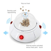 Cat Treat Dispenser Toy with Interactive Puzzle Design