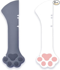 2-pack mini BPA-free cat wet food spoons for canned food