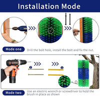 Grooming brush for cattle sheep and horses