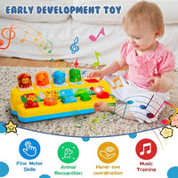 Cause and effect toy for babies pop up animal toy musical learning toy for toddlers 1 year old