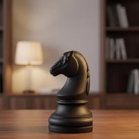 Chess Inspired Bookshelf Accessory For Home Library Decoration
