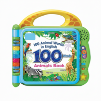 children's book with animal illustrations and colorful casing on a white background