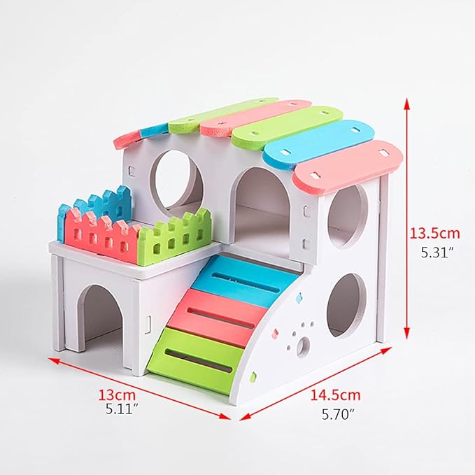 plastic pet house for hamsters, guinea pigs, and rabbits