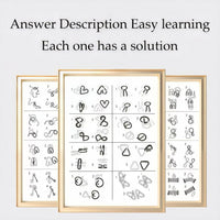 Chinese Ring Puzzle Set – 24 Metal Wire Brain Teasers for Mental Stimulation