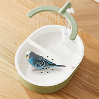 Circulating Bird Bath with Automatic Water Fountain