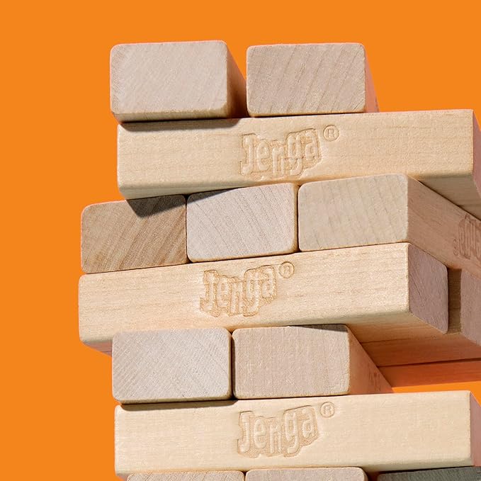 Classic stacking tower game for fun and skill building