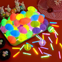 Glow-in-the-dark Easter eggs for classroom prizes and Easter activities
