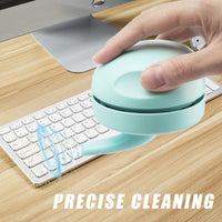 acuum Nozzle and Cleaning Brush for Detailed Desk and Keyboard Cleaning, USB Charging.