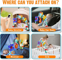 Clip On Baby Crib Arch Toy With Adjustable Design