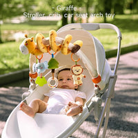 Clip On Baby Travel Arch Toy With Hanging Play Accessories