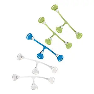 Set of cloth diaper fasteners, adjustable, safe, and durable for babies.